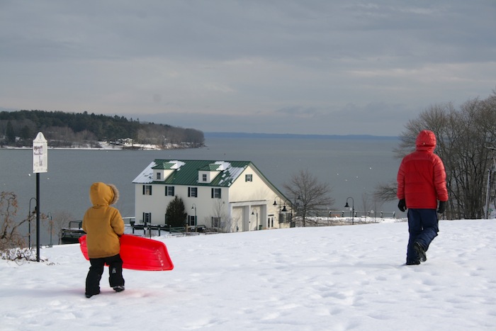 sledding