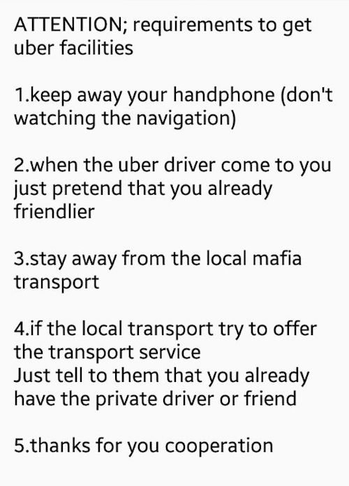 TaxiWarning