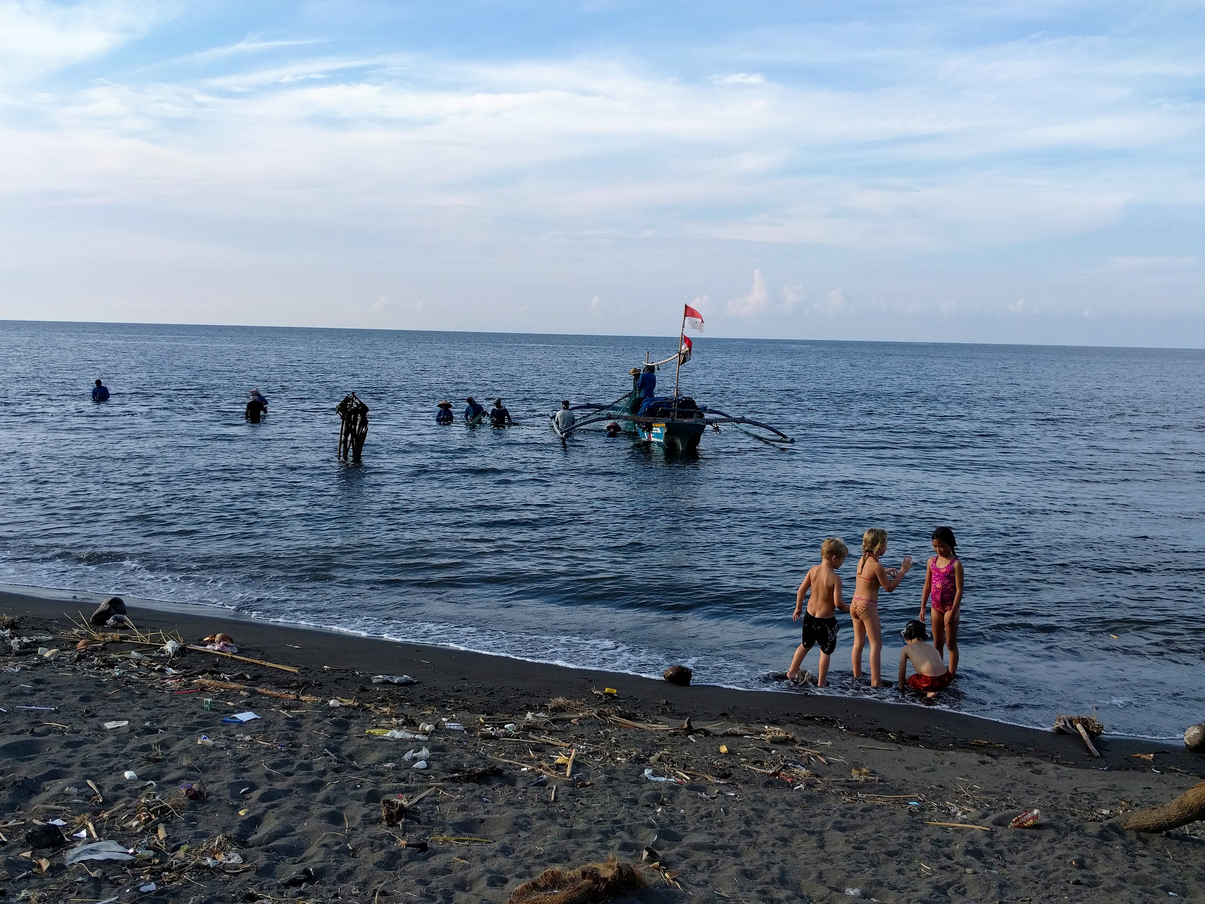 Local beach in Banjar near Lovina